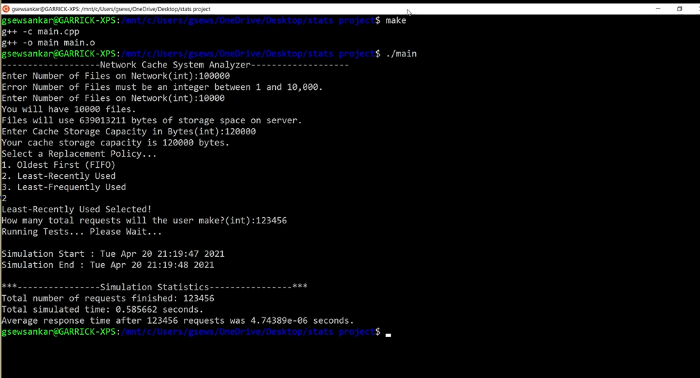 Event Driven Simulation